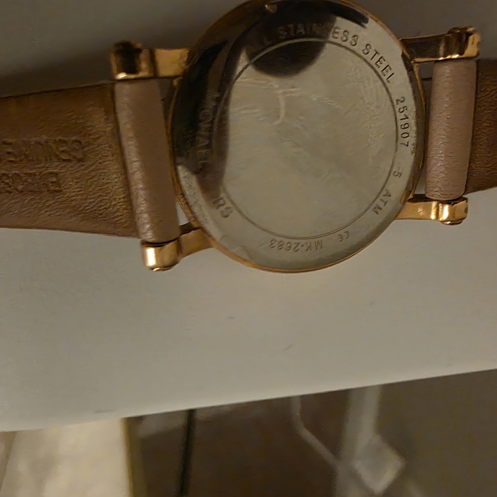 Michael Kors Pink & Gold Women's Watch - Picture 3 of 5
